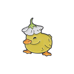Adorable Little Yellow Duck Brooch