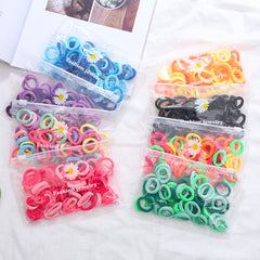 50pcs Girls Scrunchie Hair Bands Baby Hair Accessories