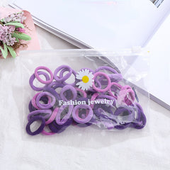 50pcs Girls Scrunchie Hair Bands Baby Hair Accessories