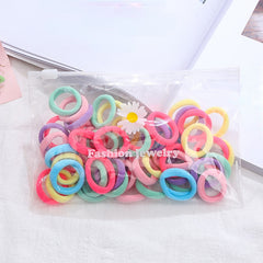 50pcs Girls Scrunchie Hair Bands Baby Hair Accessories