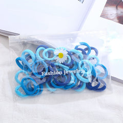 50pcs Girls Scrunchie Hair Bands Baby Hair Accessories