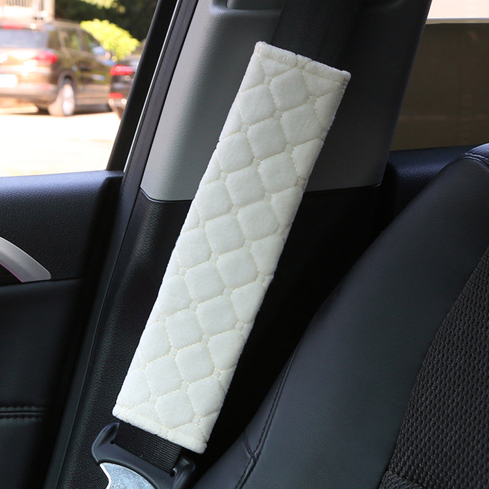 Plush Seat Belt Covers for Car Comfort & Safety
