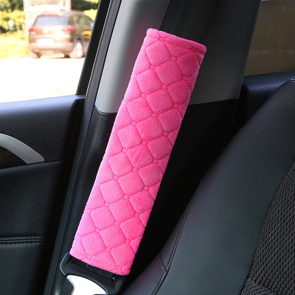 Plush Seat Belt Covers for Car Comfort & Safety