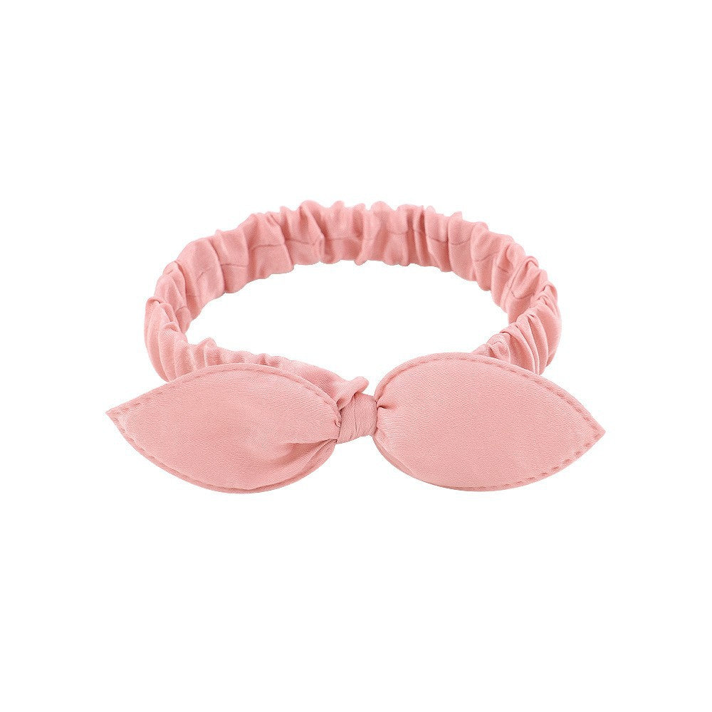 Rabbit Ear Knotted Headband Elastic Headwear Female Hair Accessories