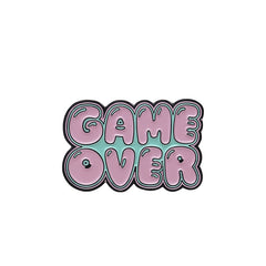 Game Tape Cartoon Brooch and High Brooch Set
