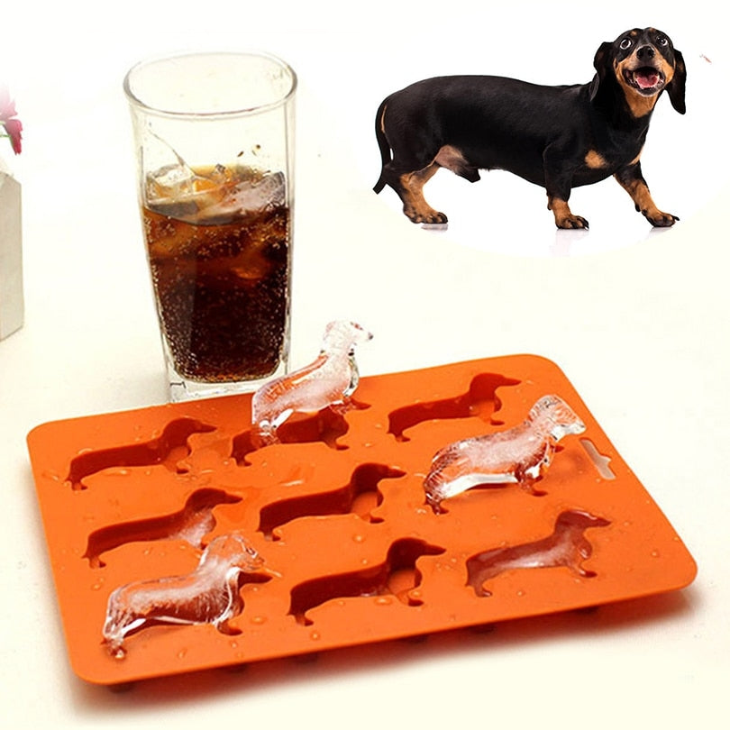 Dachshund Shaped Chocolate Cake Molds for Parties & Baking