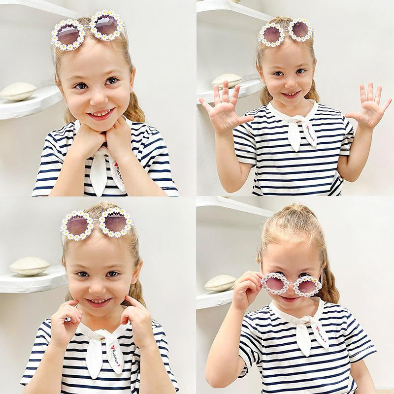 Kids Casual Flower Sun Protection Sunglasses for Boys and Girls
