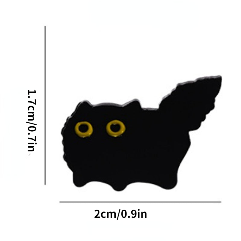 Small Cat Brooch - Aluminum Alloy