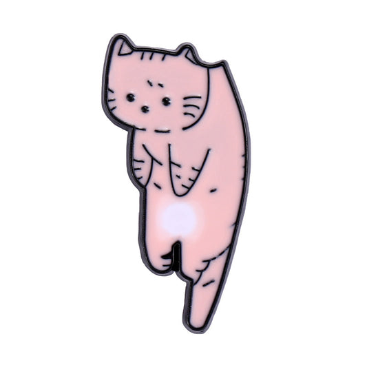 Kitten Alloy Brooch For Men Creative Kitten Pins For Men