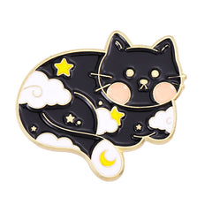 Cloud Cat Claw Cat Brooch Buttons Aluminum Alloy Pins For Men