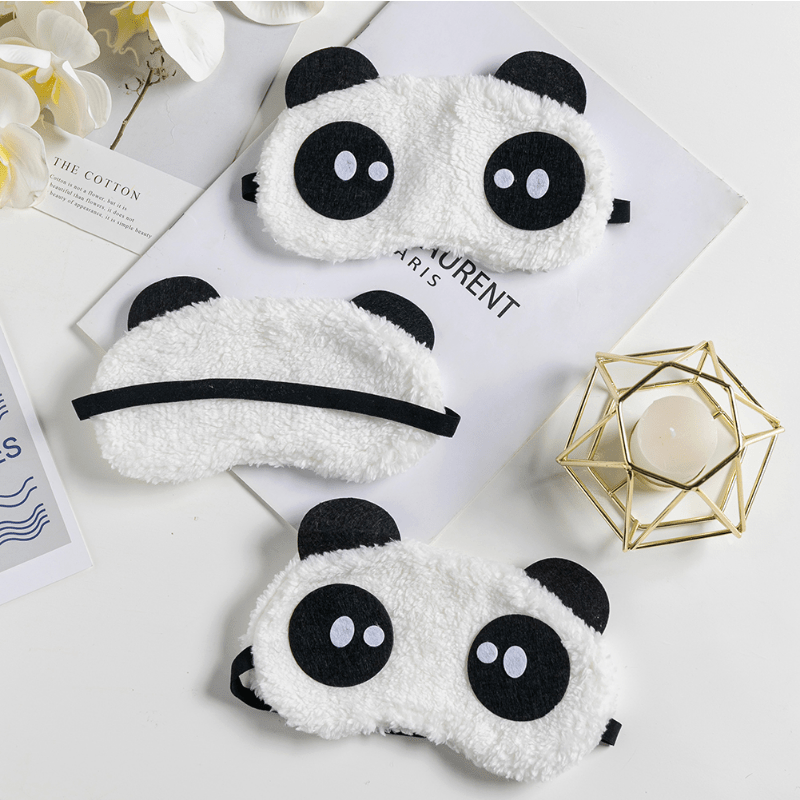 Plush Panda Sleep Mask for Restful Sleep
