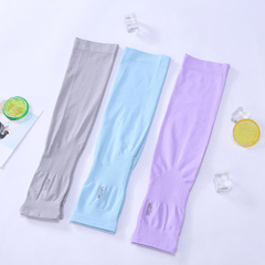 Ice Sleeves Sunproof Fingerless Gloves UV Protection for Cycling Driving