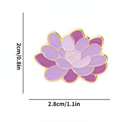 Colorful Sunflower Lily Series Brooch For Clothes And Backpack