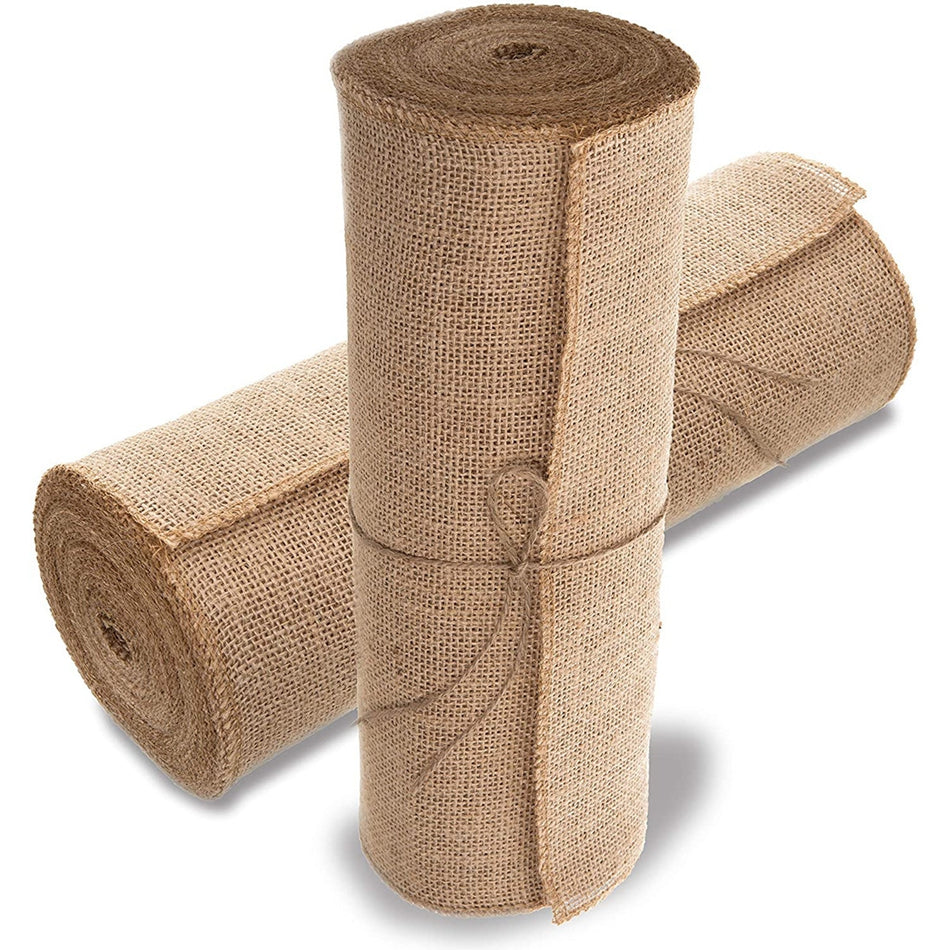 2m Natural Jute Ribbon Burlap Wedding DIY Handwork Trim