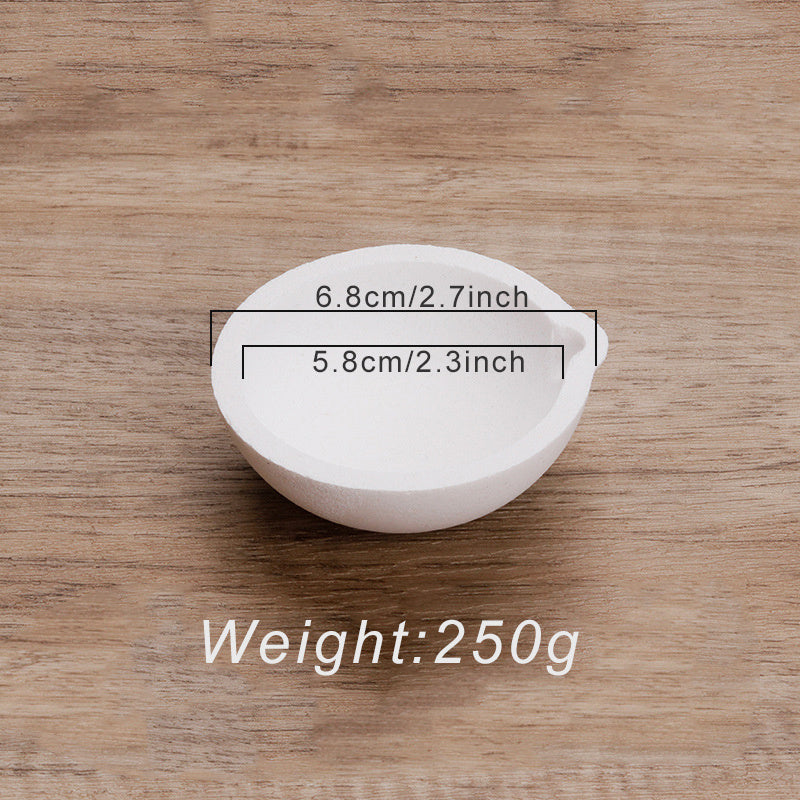 Quartz Silicone Melting Crucible Dish Bowl Pot Casting Container