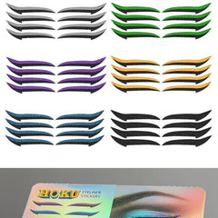 8pcs Glitter Eyeliner Stickers for Double Eyelid - Reusable and Long Lasting