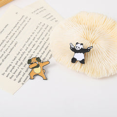 Panda Shar Pei Brooch Pin