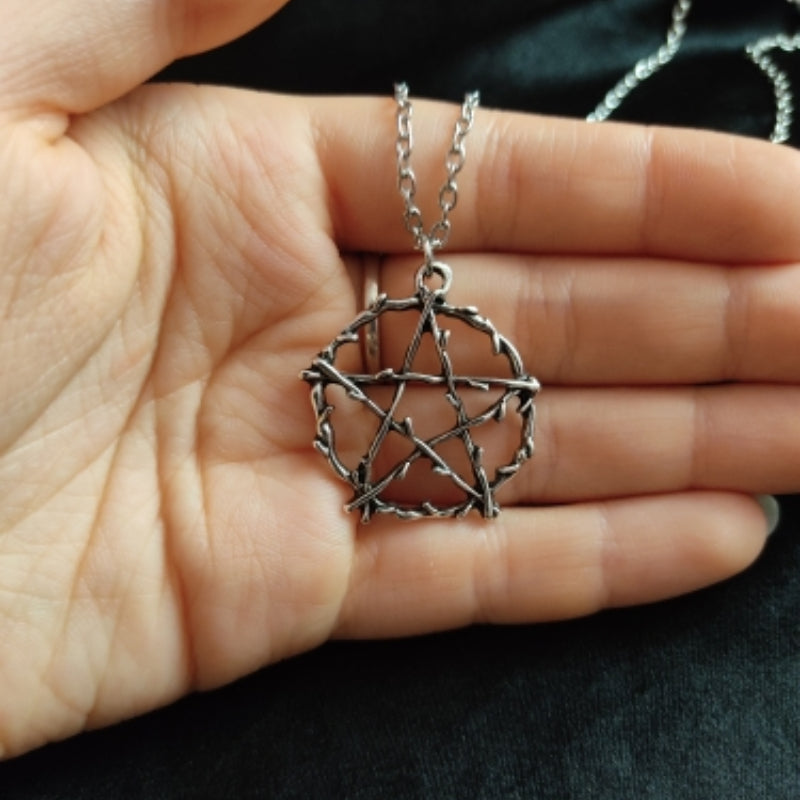 Men's Star Pendant Necklace Gothic Punk Party Accessories Jewelry Gift