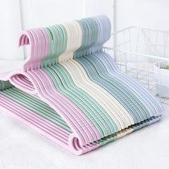 5pcs Anti-slip Clothes Hanger Drying Rack Coat Hanger Adult Clothing Organizer