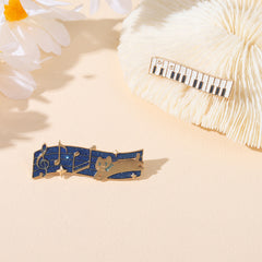 Minimalism Love Music Brooch Aluminum Alloy