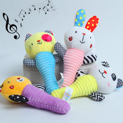 Baby Plush Toy Hand Rattle Educational Toy For Baby Girls And Boys