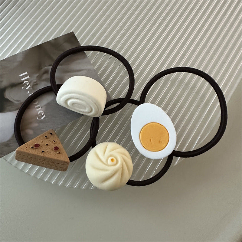 Cute Steamed Buns Hair Tie for Girls