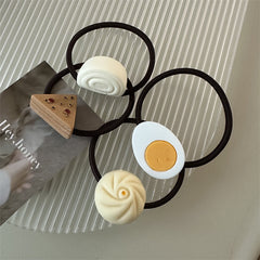 Cute Steamed Buns Hair Tie for Girls