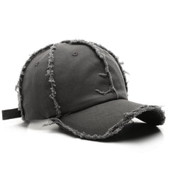 Men's Retro Solid Washed Cotton Peaked Cap Outdoor Sports Sunshade Baseball Cap