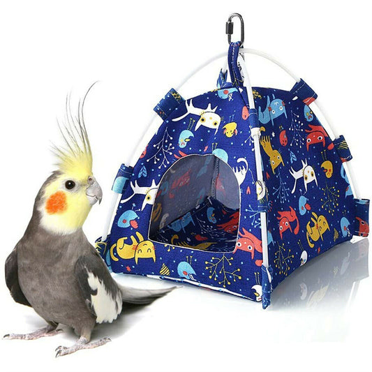 Cozy Parrot Hammock & Bird Nest Cage Tent Hanging Bed