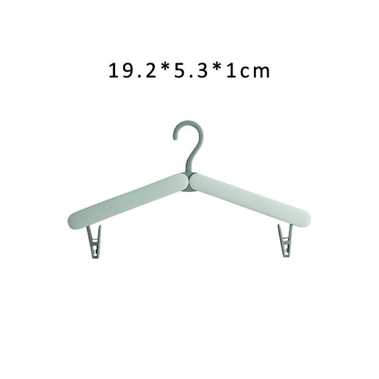 Portable ABS Hanger with Clip for Socks & Underwear Drying