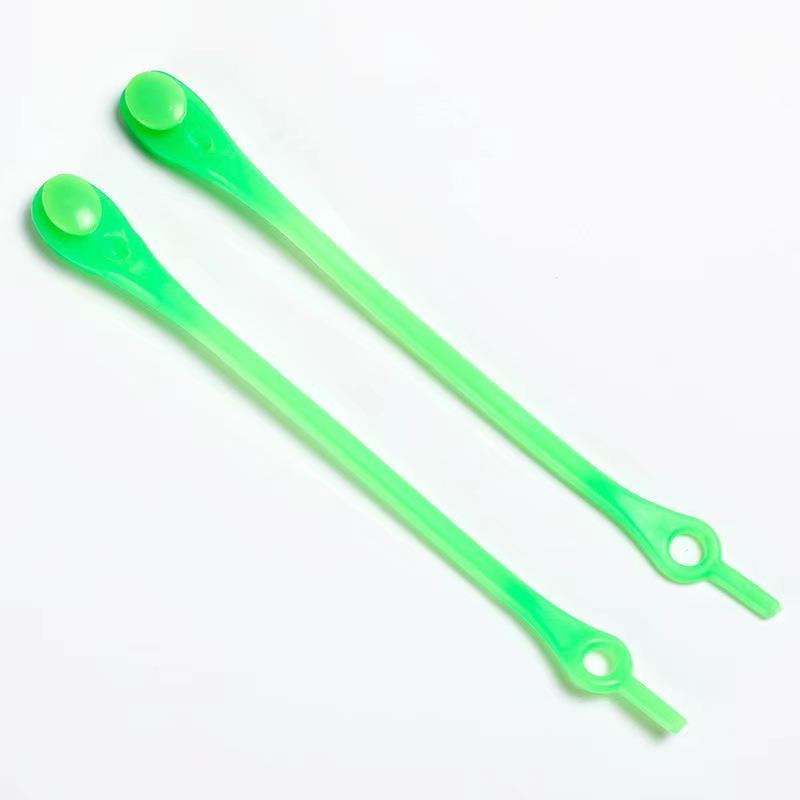 12pcs Colorful Tie Silicone Elastic Lazy Shoelaces for Adults Kids