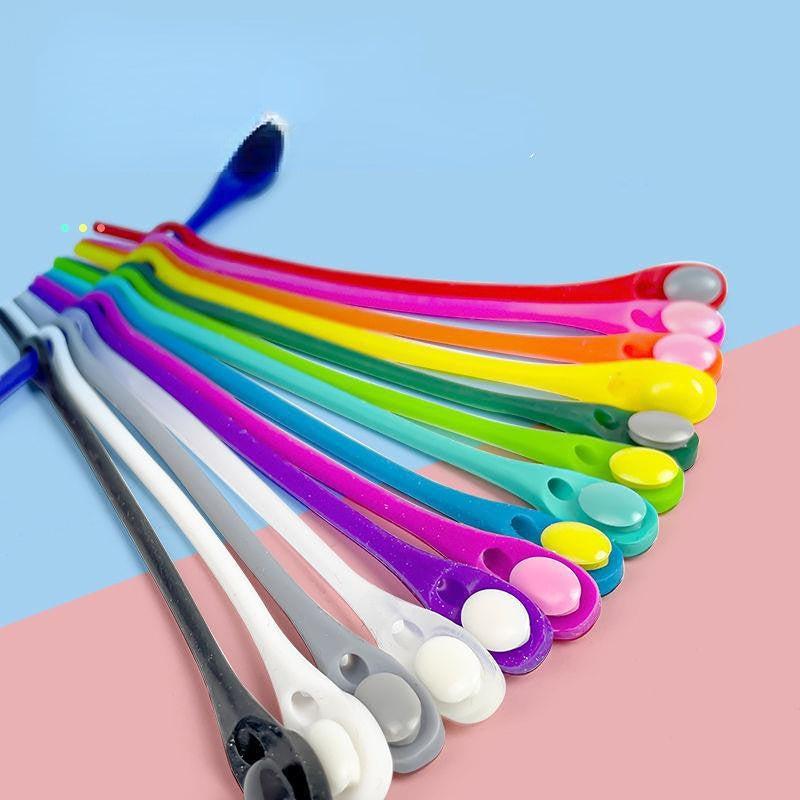 12pcs Colorful Tie Silicone Elastic Lazy Shoelaces for Adults Kids