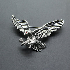 Men's Flying Eagle Brooches 3 Colors Animal Pins