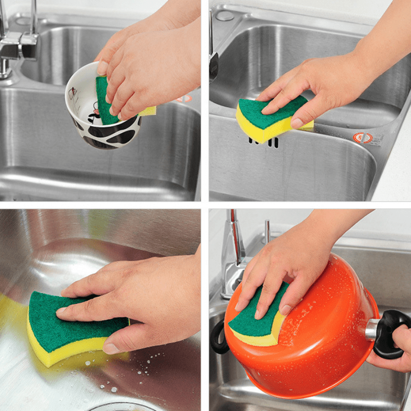5pcs Absorbent Sponge Wipes for Kitchen Cleaning