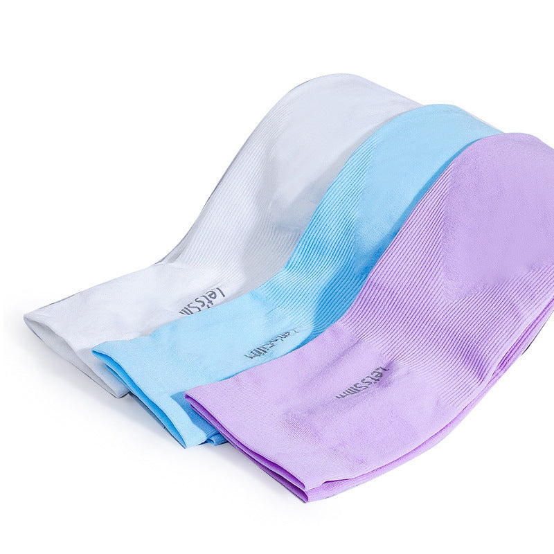 Minimalist Arm Sleeves Solid Sunscreen Ice Sleeves Outdoor Protective Gloves