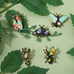 Insect Combo Brooch For Men