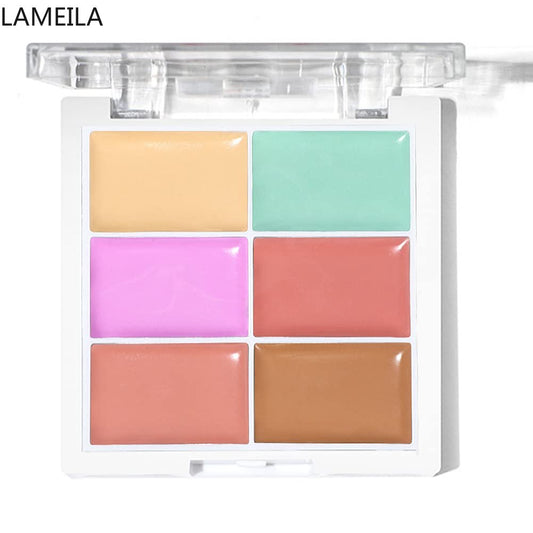 Concealer Palette Cream Contouring Kit for Dark Circles Scars Uneven Skin Tone