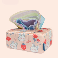 Baby Proof Tissue Box with Finger Exercising Toy