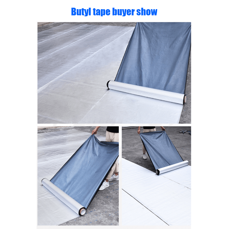 Waterproof Tape Aluminum Foil Butyl Tape High Temp Resistance