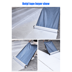 Waterproof Tape Aluminum Foil Butyl Tape High Temp Resistance