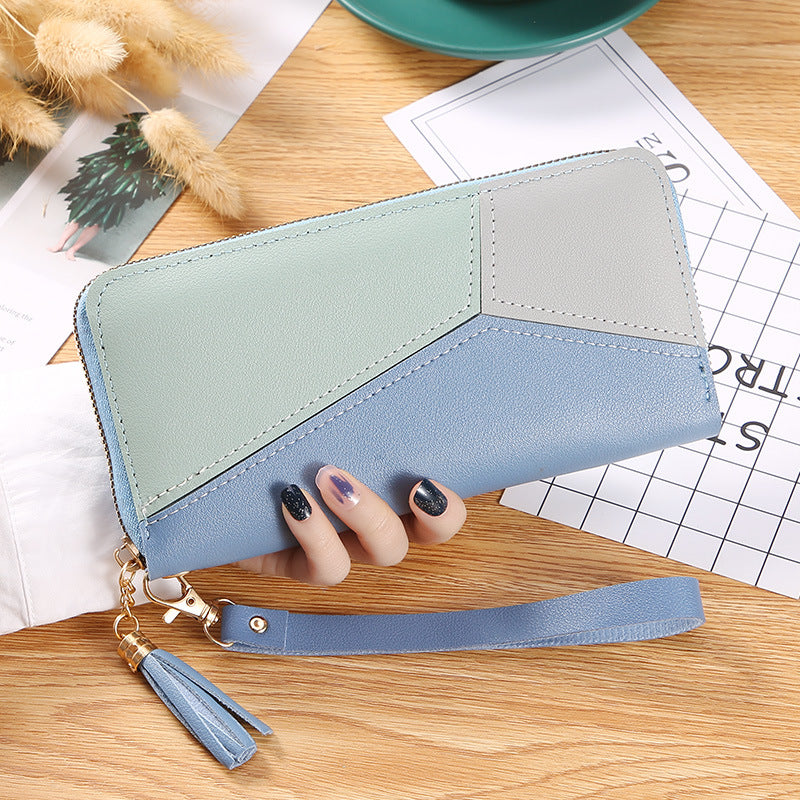 Textured PU Leather Wallet Clutch Bag for Women