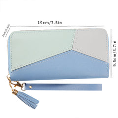 Textured PU Leather Wallet Clutch Bag for Women