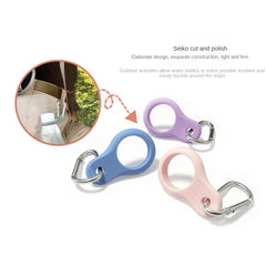 Silicone Water Bottle Carabiner Holder Portable Sports Bottle Holder