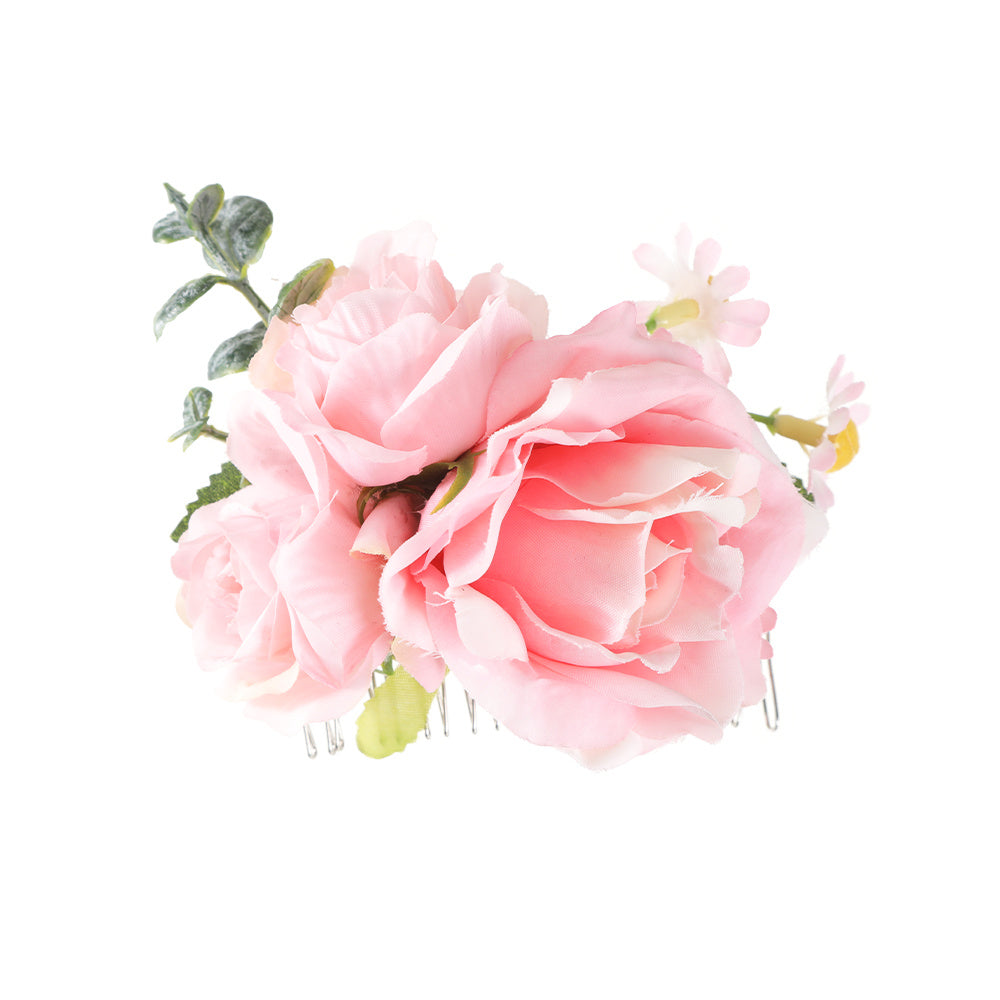 Simulation Flower Hair Comb Floral Hair Decoration Accessories