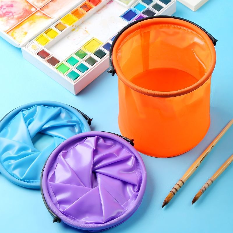 1Pc Fishing Bucket Foldable Portable for Washing and Painting