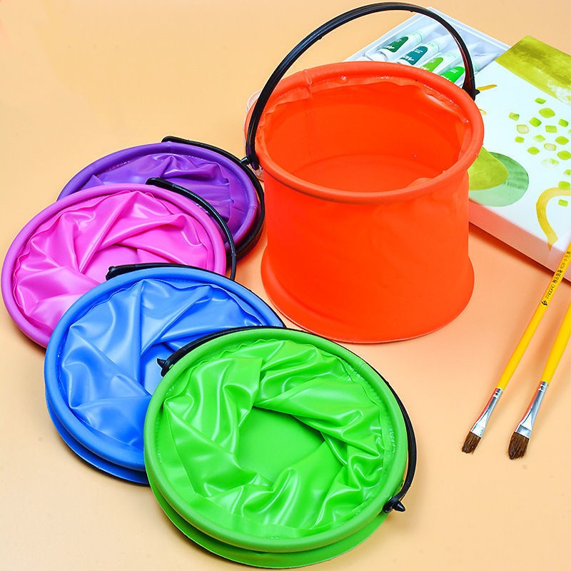 1Pc Fishing Bucket Foldable Portable for Washing and Painting