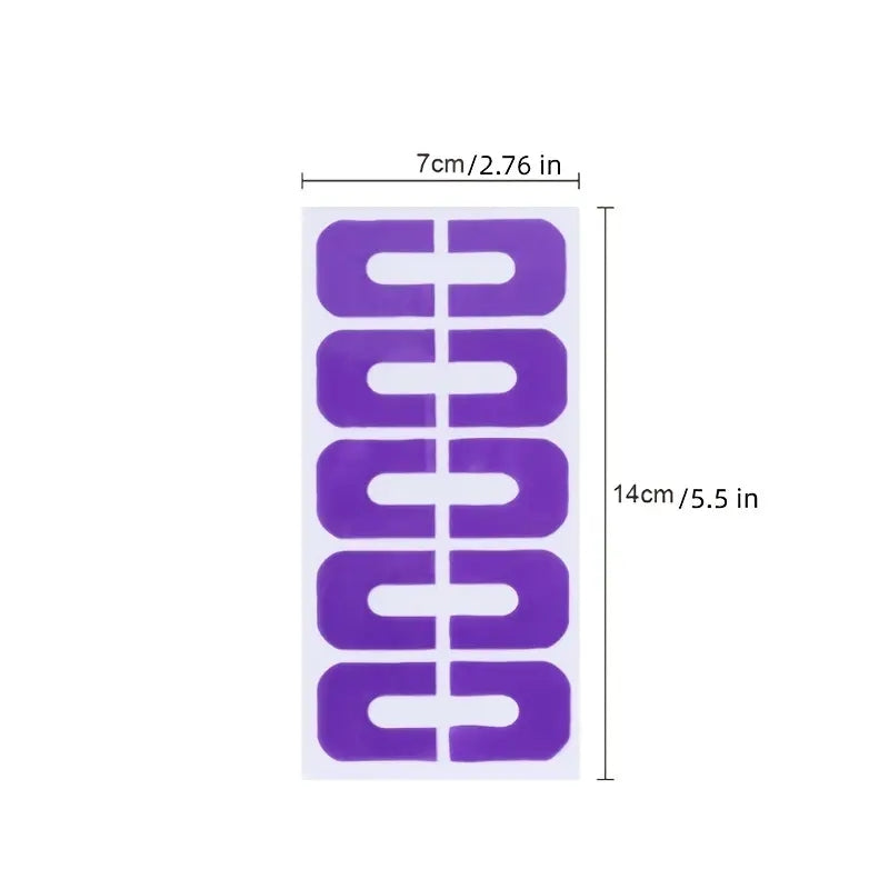 Nail Polish Protector Disposable Peel Off Tapes Skin Nails Glue Stickers