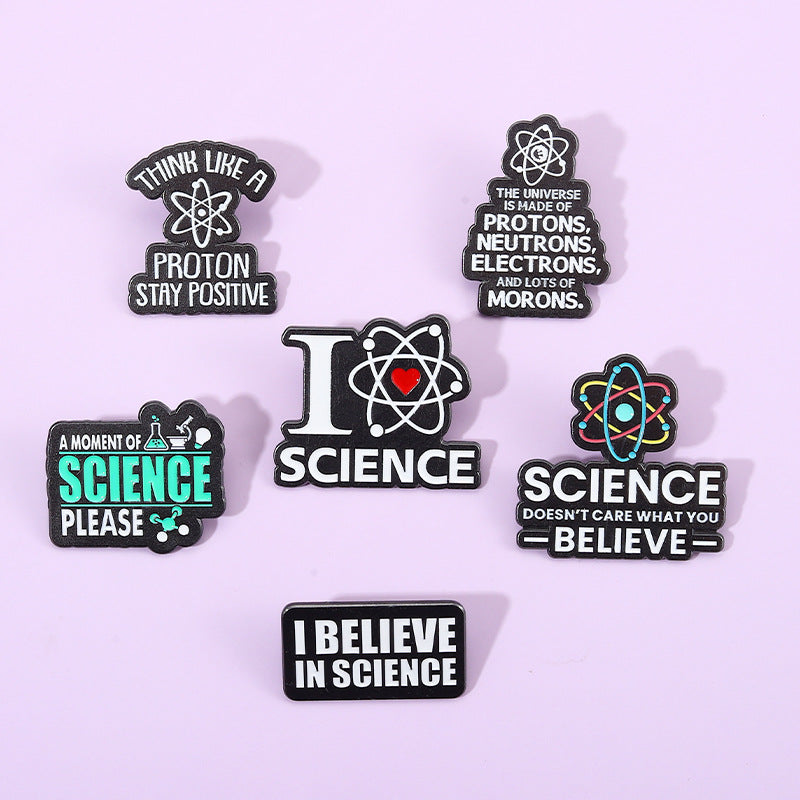 Science Brooch For Men Creative