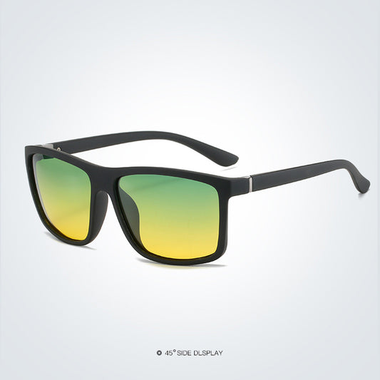 Men's Polarized Sunglasses Large Frame Night Vision Cycling Sports