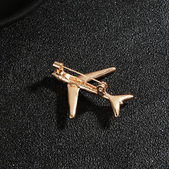 Aircraft Brooch For Men